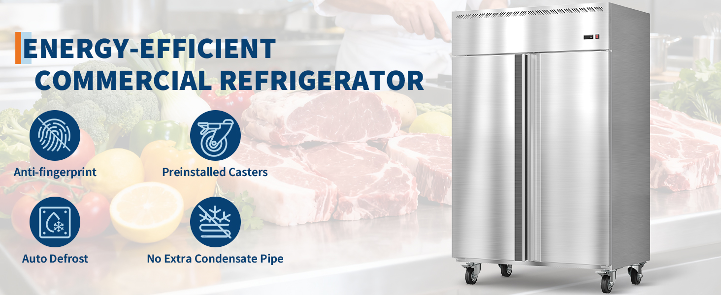 48" W Commercial Refrigerator