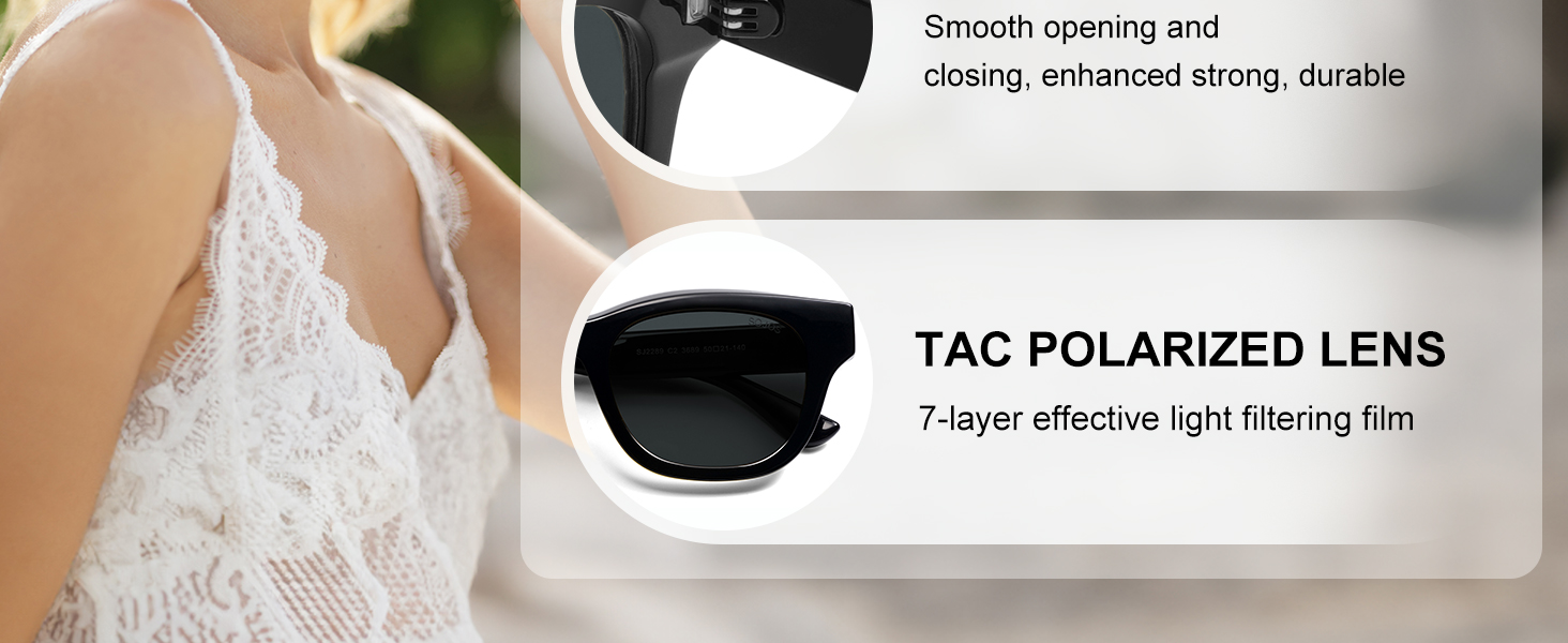 SOJOS Polarized Sunglasses womens men Trendy Small Designer Shades SJ2289