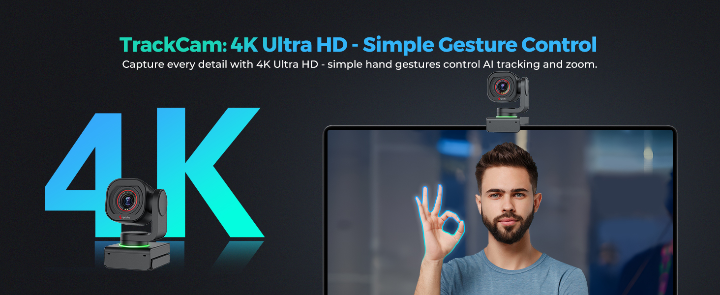 4K camera webcam computer microphone usb pc laptop gaming hd web desktop cam mac streaming