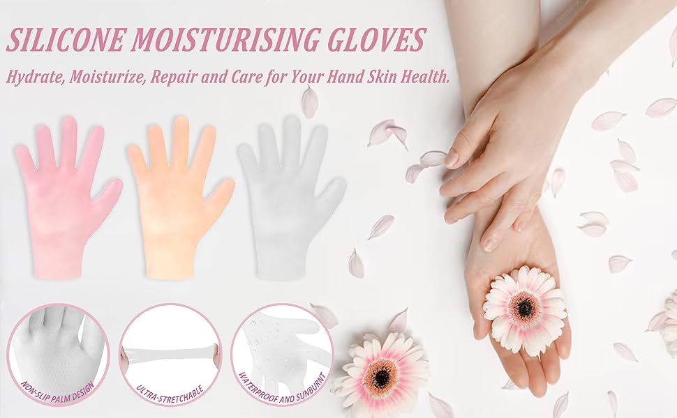 SILICONE MOISTURISING GLOVES