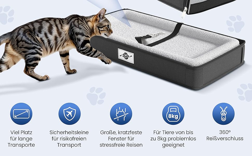een kat met een kattenbak