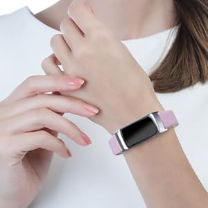 fitbit charge 5 leather bands for women  