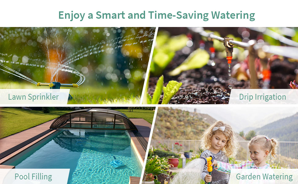 WiFi Water Timer for Garden Hose, Diivoo Smart Sprinkler Irrigation