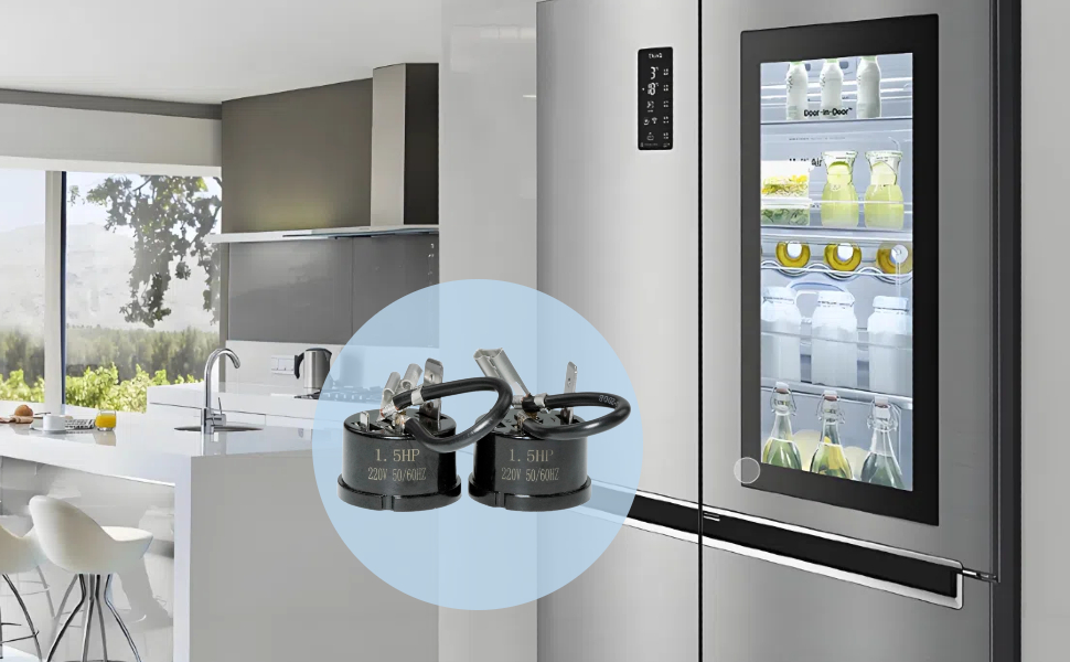 Refrigerator Compressor Thermal Overload Protector 1.5HP 1125W 220V 50/60Hz