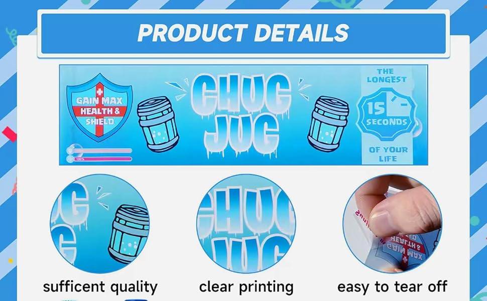 amazon-com-video-game-party-supplies-drink-bottle-stickers-24-pack-chug-jug-bottle-labels-party-favors-for-kids-birthday-party-decorations-toys-games for Fortnite Chug Jug Printable Free Amazon.com: Video Game Party Supplies Drink Bottle Stickers, 24 Pack Chug Jug Bottle Labels Party Favors for Kids Birthday Party Decorations : Toys & Games for Fortnite Chug Jug Printable Free