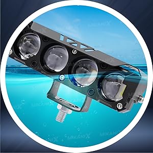 led fog light lamp bulb bike car motorcycle high low beam high power dual colour