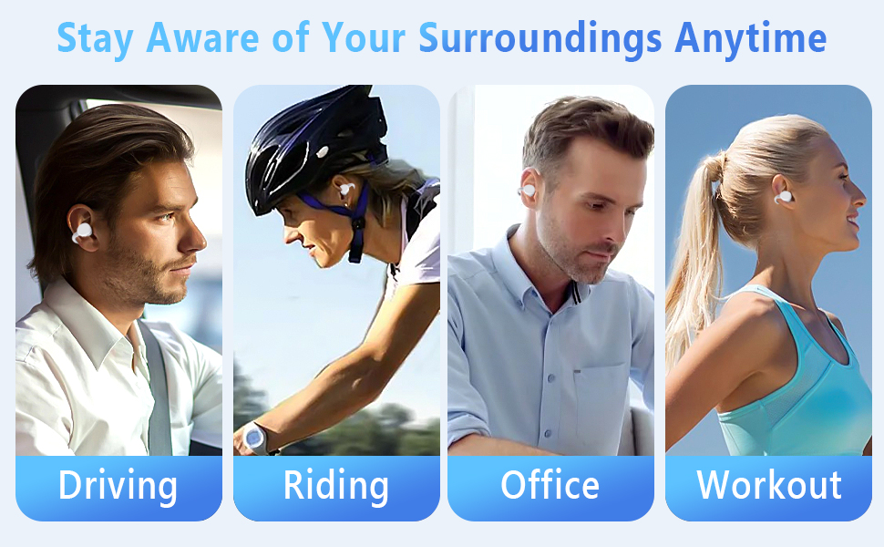 over the ear earbuds clip on headphones open air earbuds