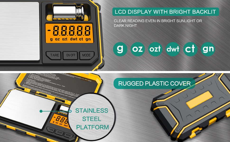 ORIA Digital Pocket Scale, 200g/ 0.01g High Precision Mini