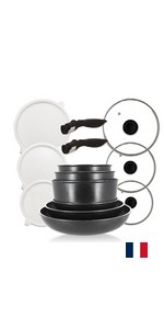 MENASTYL SET DE 5 PIÈCES IRIS aluminium NOIR induction 2 casseroles 16/18CM + 2 poêles 22/26CM + poignée amovible - 6020 182024cf Cc33 4b6b 99ff Ac5cc4842f80. CR0,0,150,300 PT0 SX150 V1