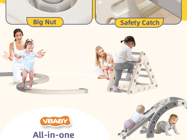 Pinky⭐︎　チェスト Amazon.com: VBABY Pikler Triangle Set 9 in 1, Toddler