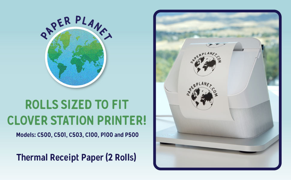 Thermal Paper for Clover POS (Clover Station Thermal Printer) by Paper