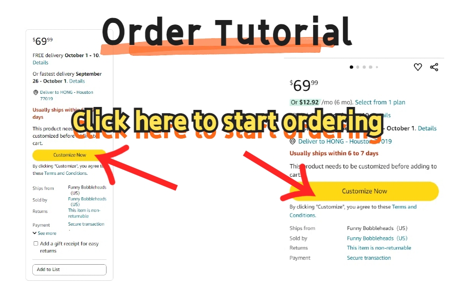 order tutorial