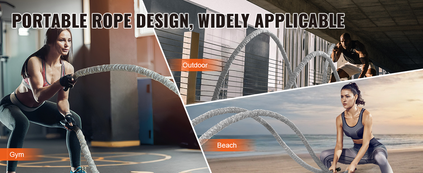 Heavy Ropes for Home Gym