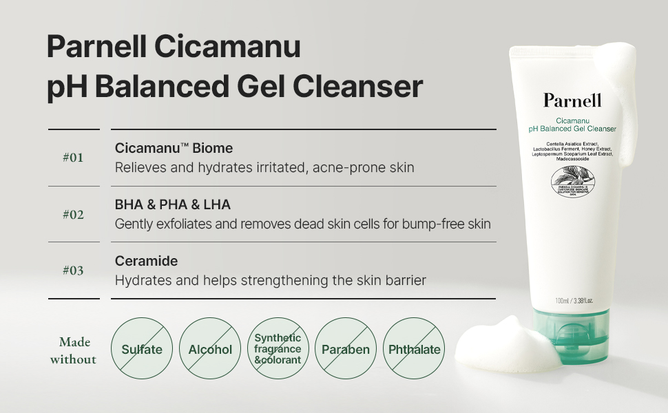 Parnell Cicamanu Gel Cleanser