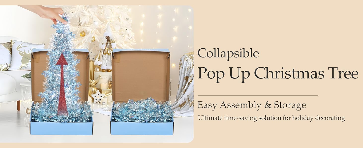 6 FT Pop Up Christmas Tree