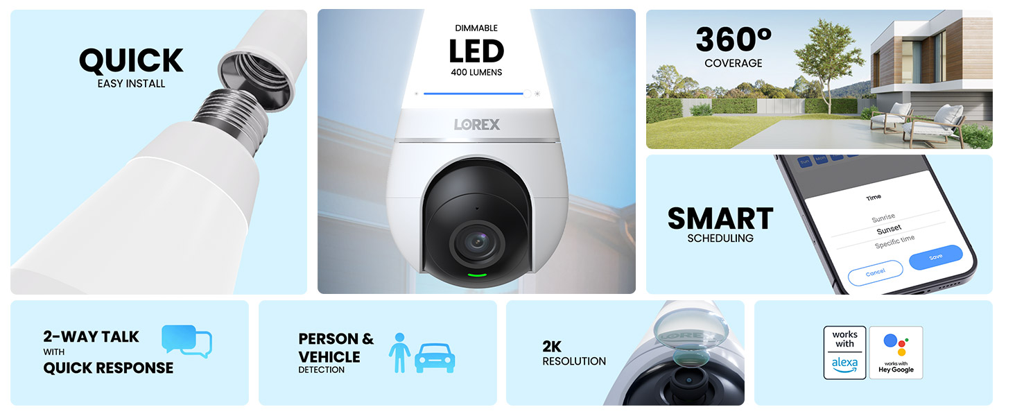 SL300 - Lightbulb Camera - quick install