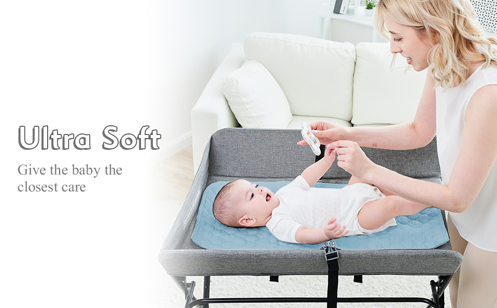 BlueSnail Quilted Thicker Waterproof Changing Pad Liners, 3