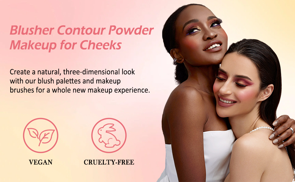 pink paris purple lilac corner lavender marshmallow matte blush palette kit set for cheek face women