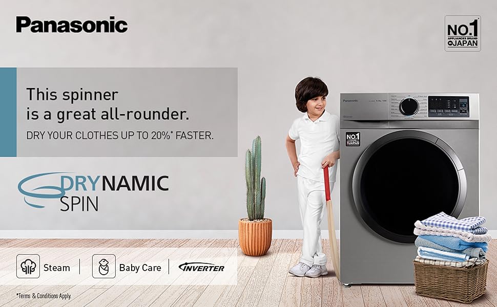 Pansonic Front Load Washing Machine, KV