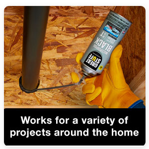 This foam insulation works both indoors and outdoors, expanding up to 1-inch in gaps.