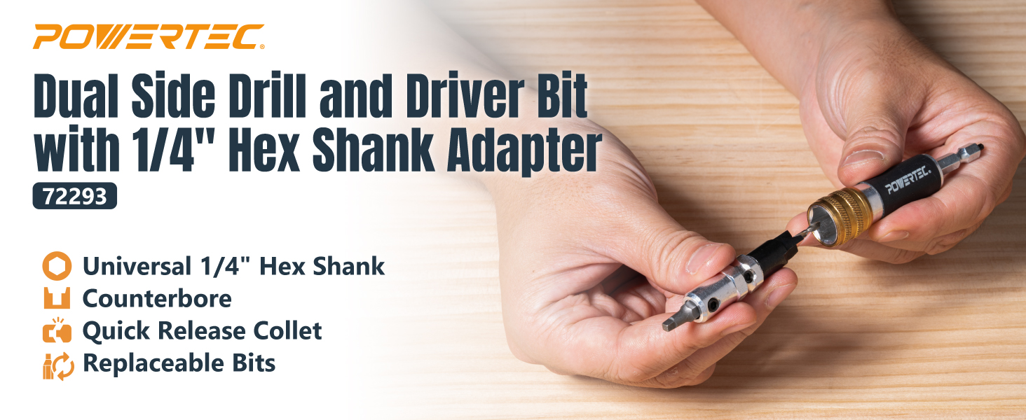 Dual Side Drill and Driver Bit