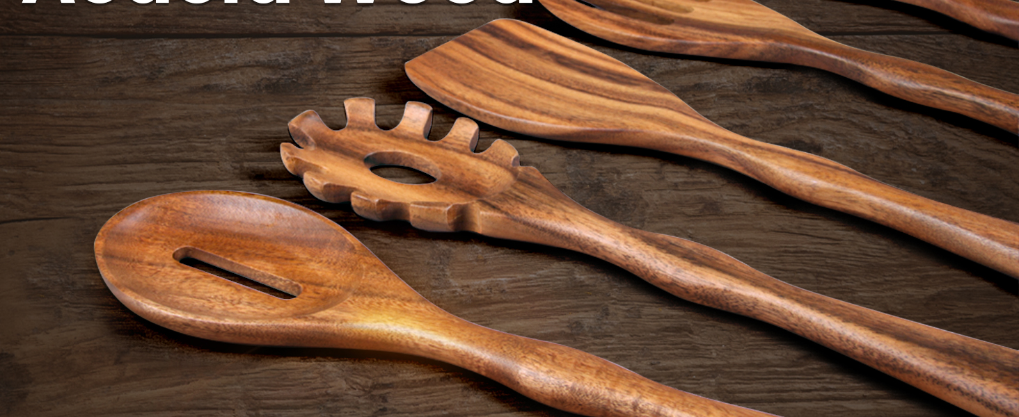 Acacia Wood Cooking Utensils