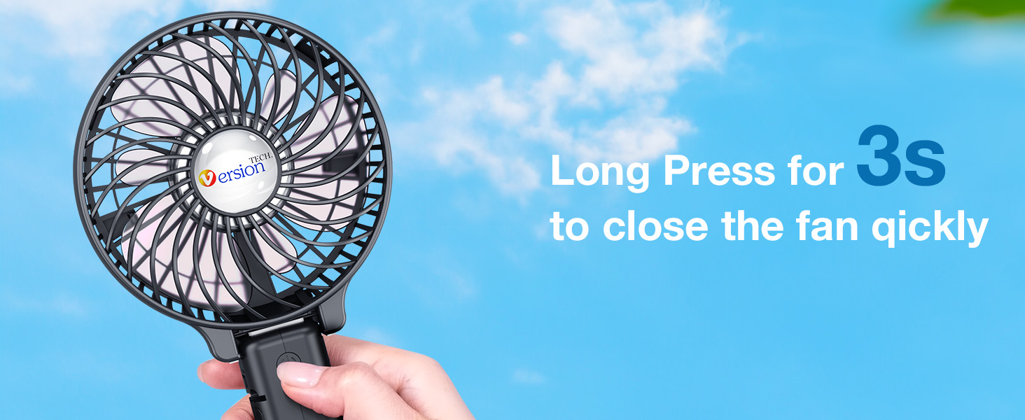 portable handheld fan