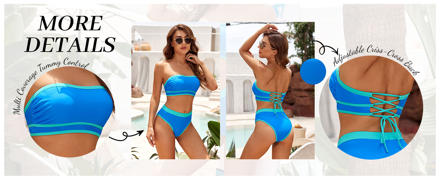 bikini set blue1