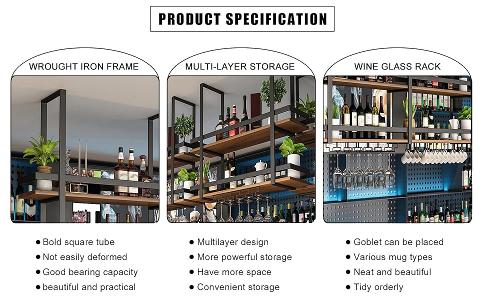 Ceiling Wine Glass Rack