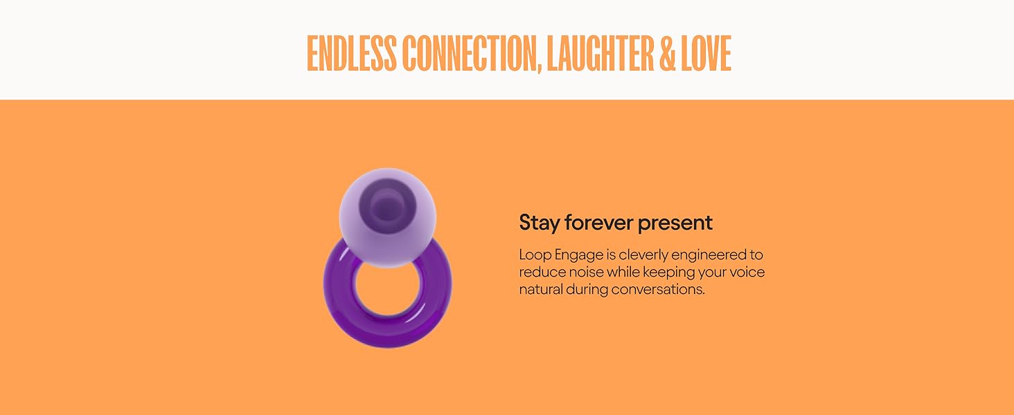 Loop Engage Earplugs for Conversation LowLevel Noise