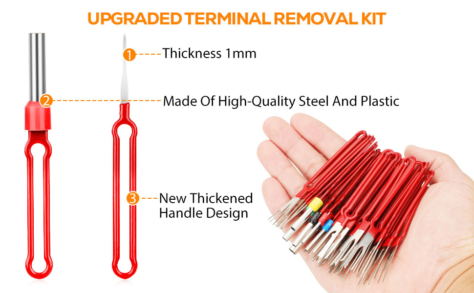 Puller tool set terminal extraction pin car pin removal tool