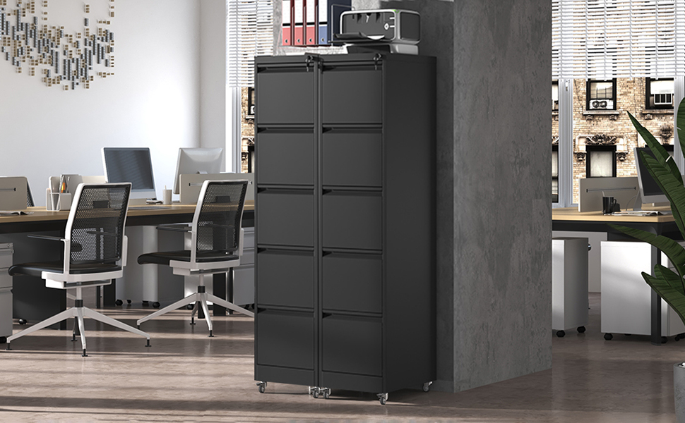 5 drawer file cabinet