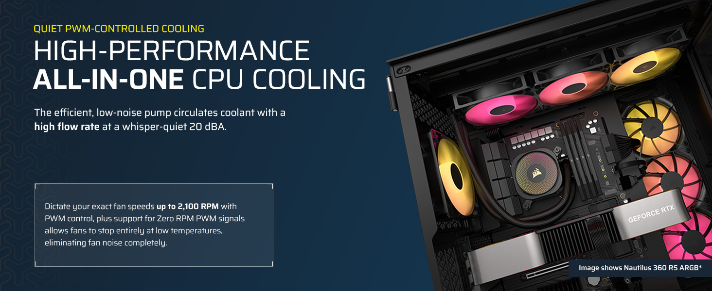 Corsair Nautilus 240 RS ARGB Liquid CPU Cooler
