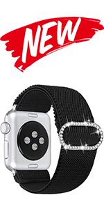 Elastic apple watch bands
