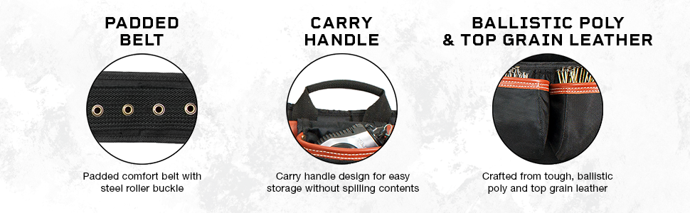 aprons combos construction clc custom leathercraft quality durable electrician tradesman