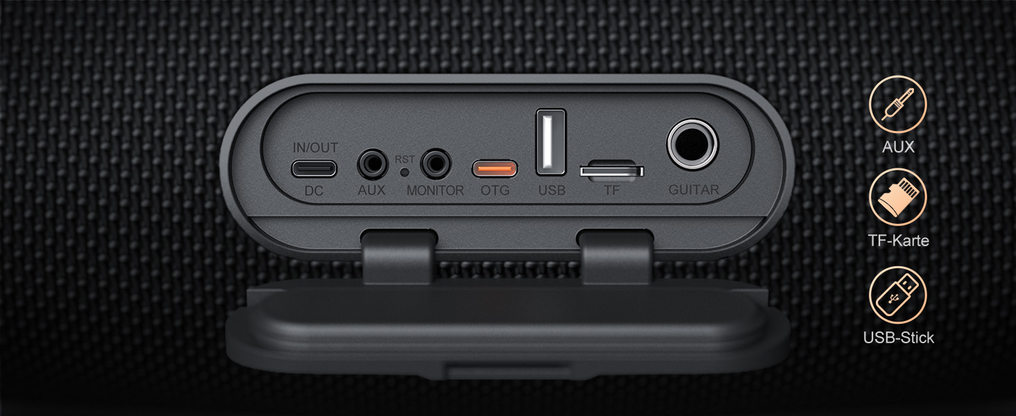 AUX/carte TF/U-Disk