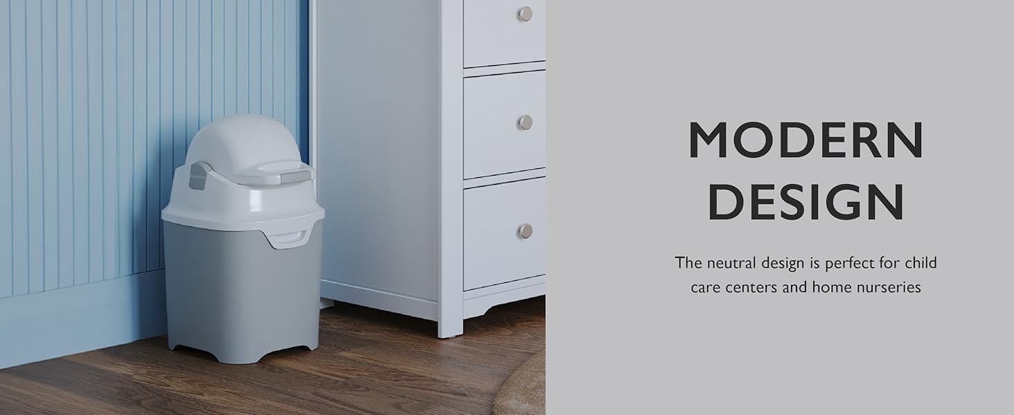 Mini Diaper Pail Modern Design