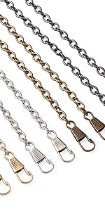 Bag Purse Strap Link Chain Replacement Oval Cable Chain Handbag Chain Accessories