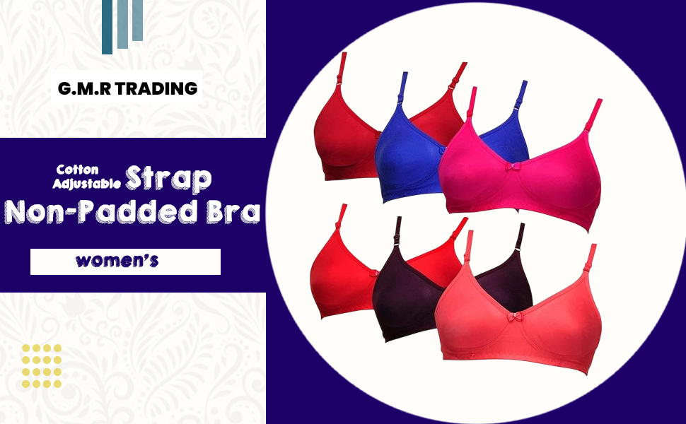 Women's Cotton Adjustable Strap Bra Camisole  SPN-MX9E8 