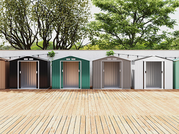 Amazon.com : Outsunny 7' x 4' Outdoor Storage Shed, Garden