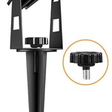 metal spike lights