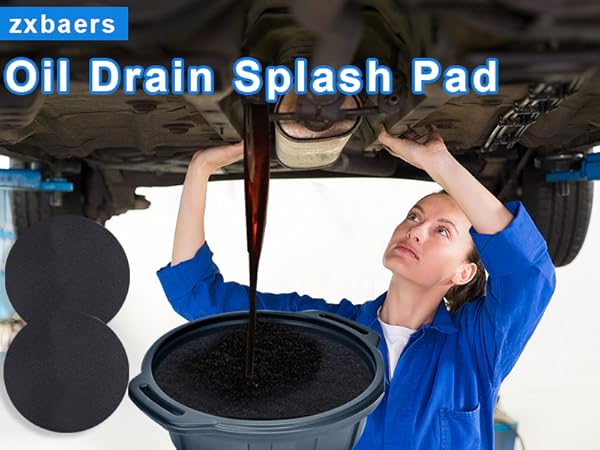Amazon.com: zxbaers Oil Drain Splash Pad, 2PCS 15