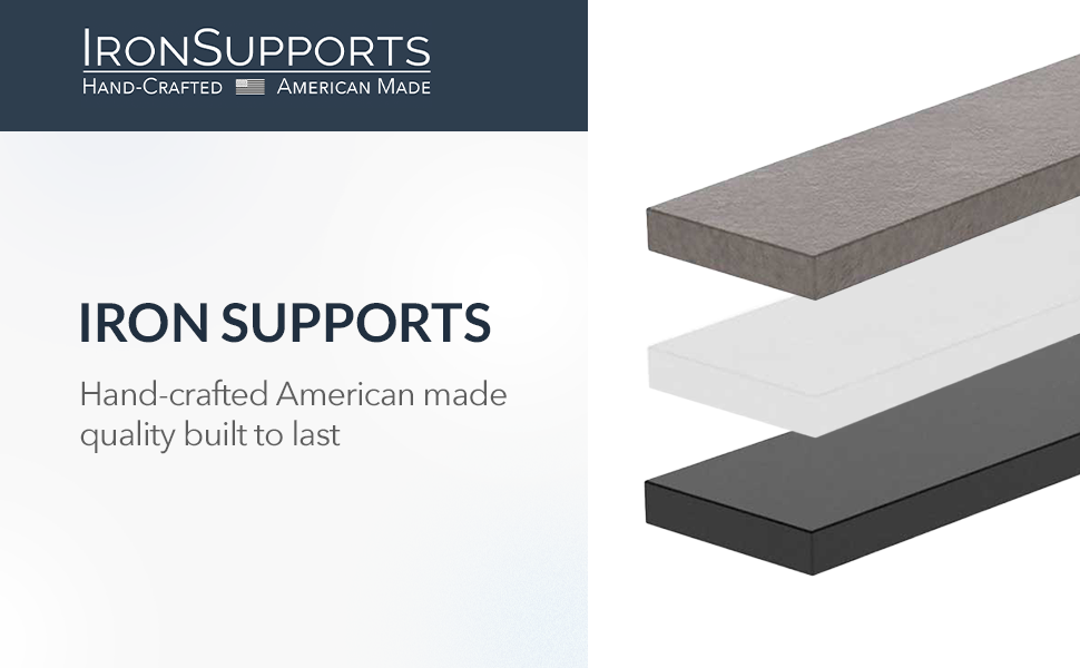 Iron Supports Floating Countertop Wall Bracket Heavy Duty