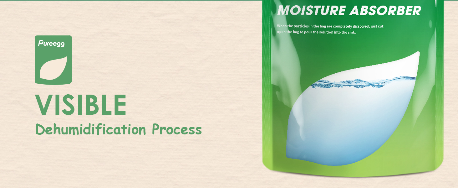 Pureegg Moisture Absorbers 12 Pack 8 Oz, Standing