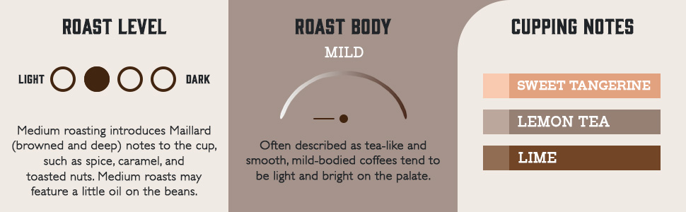 Organic Ethiopian Yirgacheffe profile