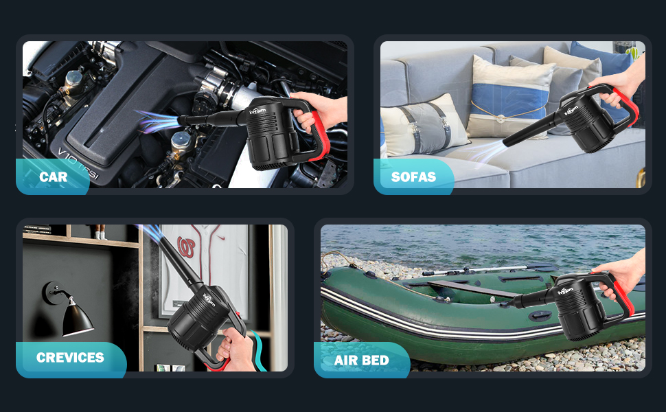 innhom Electronics Compressed Air Blower for PC 600W Compressed Air