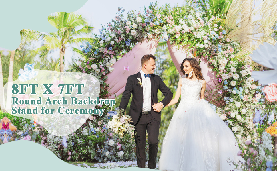 round backdrop stand