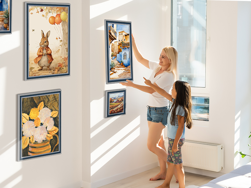 Amazon.com - Vintage 24x30 Picture Frame - Retro Dark Blue