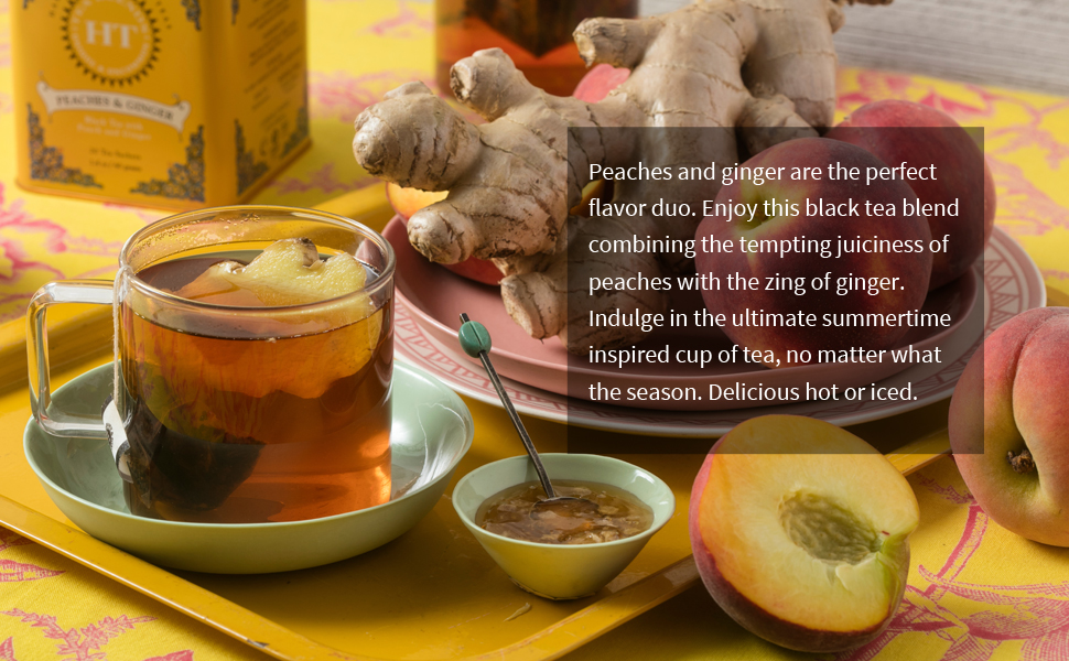 peaches and ginger tea