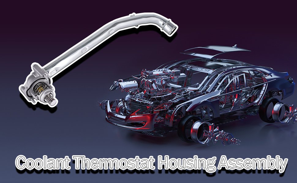 Coolant Thermostat Housing Assembly Fits for 20172023